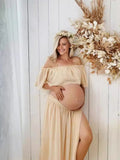 Bohemian Chiffon Maternity Dress Set Pregnant Women Photo Photo Chiffon Dress Maternity