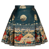 Fulong Yingchun Hanfu Women Chinese Wind Han Element Blouse Vest Half Dress Suit 8941