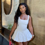 Sexy Flower T ´¿-Colored Sling Dress 2025 Summer New Bodydress Skirt DJPT