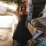 Autumn 2025 New Small Scented Temperament Casual-Buttered Bosom-Smeared Temperament Dress Woman DJPT