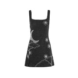 New Sling Type 3D Printed Urban Casual Women's Beach Dress Mid-Rise Long Dress DJPT