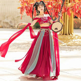 Changsheng Le Dunhuang Flying Sky Hanfu Female Exotic Style Han Elements Tianzhu Princess Set 8646