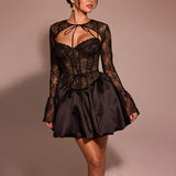 Autumn 2025 New Style Temperament Sexy Lace Strap A Dress Dress Woman DJPT