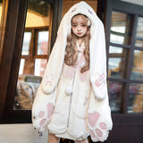 Teased Original Black Claw Little Beast Lolita Woman Lolita Coat Foot Cover Everyday Cute Sweet Suit 6963