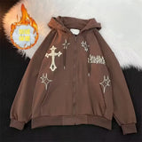 And Autumn Design Feel Cardigan Hoodie Hoodie Men In Hong Kong Style Small Design Feeling Coat Top DJPT