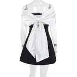 Autumn 2025 New Sexy Dress Temperament One-Word Shoulder-To-Shoulder Dress Woman DJPT