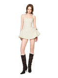 Spring And Summer Vietnam Nippon Small Design New Sexy Small Suspension Wave Dress