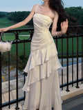 New [Iris Jasmine] Niche High-End Sling Dress Adult Fishtail Birthday Dress HZ0628