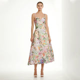 Sexy Style Dress 2025 Spring New Lace Sling Embroidered Flowers High-Rise Dress Woman