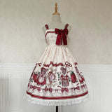 Design Winter Gift Sling Skirt Elegant Temperament Lolita College Style Two-Piece Set 6320