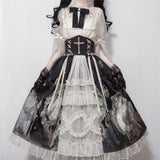 Design Butterfly Clock Op Lolita Sling Skirt Everyday Cute Lorita Sweet Skirt 6616