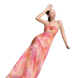 Wind Sling Dress Woman 2024 New Sling Skirt Design Small Beach Dress