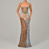 Summer Sexy Lady Sling Dress Boaster Tender Chiffon Dress HZ0628