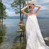 Robe Bride High-End Feel Lace Fairy Dress Niche Light Wedding Dress Hanging Dress Dress Women's Summer
