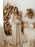 Cotton Pregnant Women Dress Dress Lace Pregnant Women Photography Dress Maternity