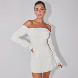 Summer 2025 New Fashion Style Style Style Style Repair Shoulder Bag Cover Long-Sleeved Ass Dress Dress Woman DJPT