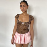 Women's Summer 2024 New Solid Low- Waist Vlawed Casual Short Dress DJPT