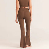 Women's Autumn And Winter High-Waist Comfortable Yoga Fitness Training Leisure Trousers DJPT