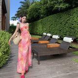Wind Sling Dress Woman 2024 New Sling Skirt Design Small Beach Dress