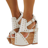 Heavy Industry Size 47 Slopes And Thick-Soled Sexy High-Heeled Sandals S510-06 High Quality Shoes