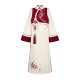 Design Spring Dawn Chinese Wind Improvement Han Element Vest Cheongsam Women's Suit 8896