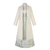 Design Warm Sun Han Element Women's Hundred Coat Autumn And Winter Long Coat 8969