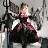 Teased Original Rosehip Lolita Woman Lolita Sling Skirt Everyday Cute Sweet Dress 7109