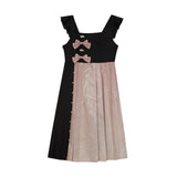 Design Dusk Chinese Style Improvement Han Elements Hanfu Women's New Chinese Top Dress Dress Set 8459