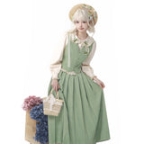 Design Tulip Chinese Style Improvement Han Elements Women's Shirt Vest Skirt Set 6733