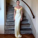 New Women's Temperament Sexy Bareback Dress With A Chest And A Shoulder Fashion Dress HZ0628