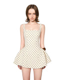 Spring And Summer Vietnam Nippon Small Design New Sexy Small Suspension Wave Dress