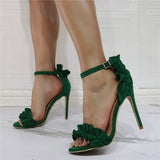 Fine High Heel Flower Size 47 Banquet High Heel Sandals S888-01 High Quality Shoes