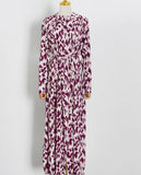 Casual Simple Style Dress 2025 Summer Fashion Long Sleeves With Loose Large-Size Dress Woman