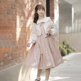 Design Little Sheep Lolita Sling Skirt Lolita Dress Temperament Sweet Three-Piece Set 6444