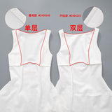 New Women's Solid Color Round Neckless Sleeveless High-Waisted Dress DJPT