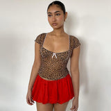 Women's Summer 2024 New Solid Low- Waist Vlawed Casual Short Dress DJPT