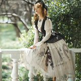 Rose Specimen Lolita Every Day Cute Lolita Inside A Sling Skirt Skirt Set 6981