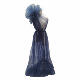 Take A Picture With A Net Yarn Dress Pregnant Women's Shoulderless Sleeve-Free Dress Halloween Styling Maternity