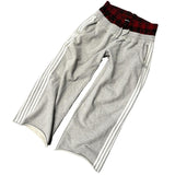 Simple Striped Casual Pants Men And Women Retro Harajuku Loose Straight DJPT