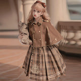 Design Little Detective Dress Cloak Set Student Lolita6303