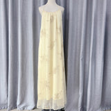 Zhao Sanguan The Same 2024 Flower Showback Dress Pure Fairy Gas U Neck Dress