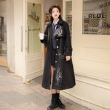 Design Of The Northern Spicy Man Element Of The Female Hundred And Autumn Coat Long Coat 8500