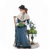 Jam Original Silent Silent Lolita Girl Longslee Dress Everyday Cute Lolita Sweet Dress 7164