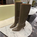 Leg Long Pointed High Cylinder Elastic Boots Super High And Knight Boots Size But Knee Thin Long Boots Woman High Quality Shoes