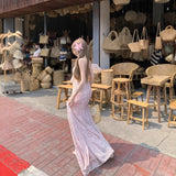 Vacation Wear Design Atmosphere Folded Neck Vest Half-Dress Suit