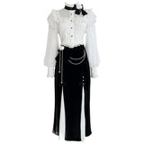 Design Unnameted Poem To Improve Han Elements Hanfu Women's Top Fishtail Dress Dress Dress Set 8569