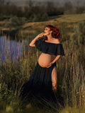 Bohemian Chiffon Maternity Dress Set Pregnant Women Photo Photo Chiffon Dress Maternity