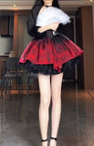 Gown Party Dress Lolita Dress Christmas Dress Burgundy Birthday Dresses SD1132
