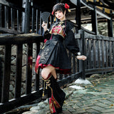 Pavilion Original Witch Girl Hanfu Women's New Chinese Style Blouse Leg Sling Skirt Skirt Suit 9321