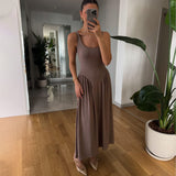 Summer New Women's Collar Sexy Sleeveless Wrinkled Temperament Dress Dress Dress Woman HZ0628
